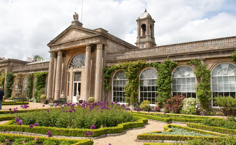 Exterior and gardens of Bowood House